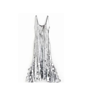 Paco Rabanne x H&M Sequined Flared Skirt Dress